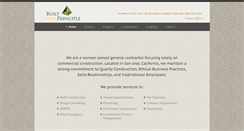 Desktop Screenshot of builtwithprinciple.com